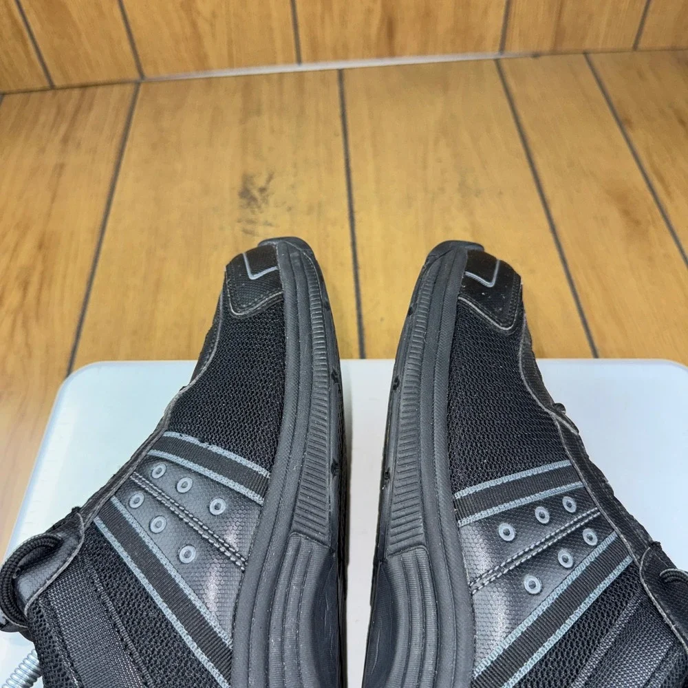 Orthofeet 611 Sprint Mens Athletic Shoes Black Mesh Sneakers Size 12 D Medium